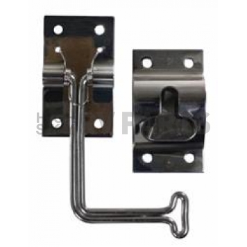 JR Products RV Door Catch -Stainless Steel - 06-11875
