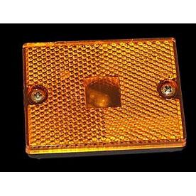 Valterra Clearance Marker Light - 2-7/8 Inch x 2 Inch Rectangle Amber - WP04-0054A