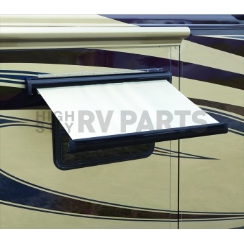Carefree RV Awning Window - 10 Feet - Charcoal Tweed Solid - ID10AAR25-3