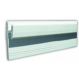 JR Products Window Curtain Track -  Type D 96 inch Wall Mounted - 80401