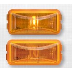 Optronics Clearance Marker Light - 2-1/2 Inch x 1-1/4 Inch Yellow - AL90AK