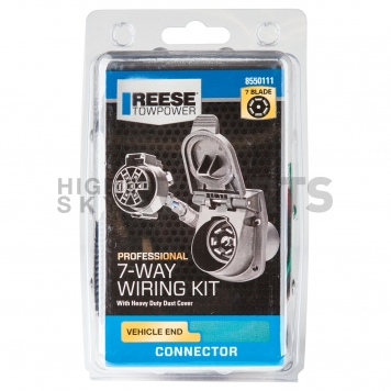 Reese Trailer Wiring Connector Vehicle End 7 Blade  - 8550111-1