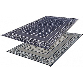 Faulkner RV Patio Mat 9 Feet x 6 Feet Blue - 48698