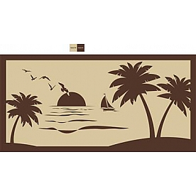 Faulkner RV Patio Mat 9 Feet x 18 Feet Beige/ Brown - 53001