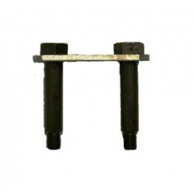 AP Products Leaf Spring Shackle Plate with Bolts - 2-1/4 Inch Length Hole Center - 014-125675