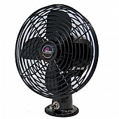 Prime Products Fan - 2 Speed 12 Volt DC - Black - 06-0859