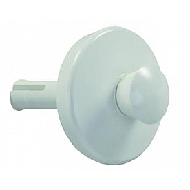 JR Products Sink Strainer Stopper Plastic Stem White - 95105