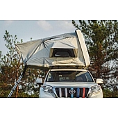 AirBedz Tent Vehicle Rooftop - Sleeps 2 To 3 Adults - Green/ Red Wine Trim