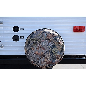 Adco Spare Tire Cover - Up To 34 Inch Size - Camouflage PET Fabric - 8751