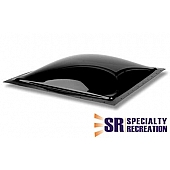 Specialty Recreation Square Skylight 25-1/2 Inch x 25-1/2 Inch - Smoke Black - Single - SL2222S