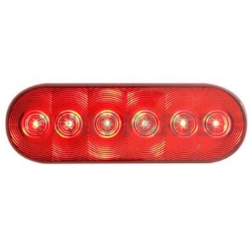 Optronics FLEET Count Trailer Stop/ Turn/ Tail Light LED Oval Red Polycarbonate - STL12RBP