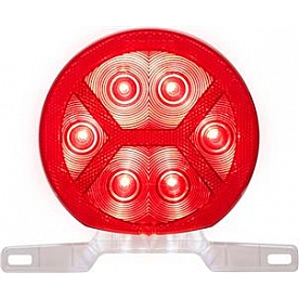 Optronics Trailer Stop/ Turn/ Tail Light LED Round Red Driver Side 5.9 inch