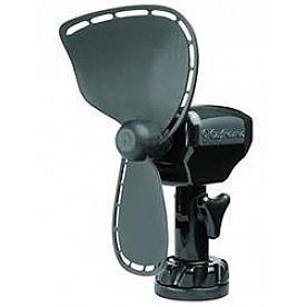 Caframo Limited Fan 12 Volt Black with Black Adjustable Tilting Head - 757DCBBX