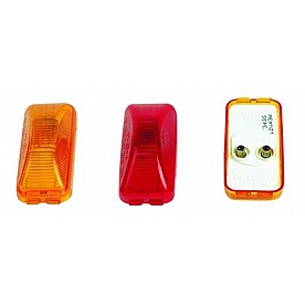 Bargman Clearance Marker Light - 2-1/2 Inch x 1-1/4 Inch  Amber - 203292