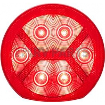 Optronics Trailer Stop/ Turn/ Tail Light LED Round Passenger Side Red 5.9 inch