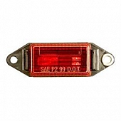 Optronics Clearance Marker Light - 3.1 Inch x 1 Inch Incandescent Red - MC11RS