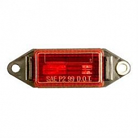 Optronics Clearance Marker Light - 3.1 Inch x 1 Inch Incandescent Red - MC11RS