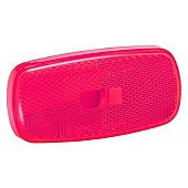 Bargman Trailer Light Lens - Red 4 inch x 2 inch Replacement - 31-59-010