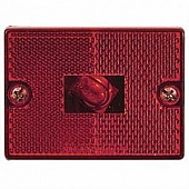 Optronics Clearance Marker Light - 2-3/4 Inch x 2-1/8 Inch Incandescent Red - MC36RBP