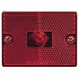 Optronics Clearance Marker Light - 2-3/4 Inch x 2-1/8 Inch Incandescent Red - MC36RBP