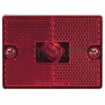 Optronics Clearance Marker Light - 2-3/4 Inch x 2-1/8 Inch Incandescent Red - MC36RBP