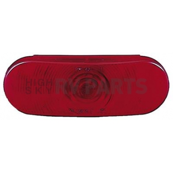 Peterson Mfg. Trailer Incandescent Stop/ Turn/ Tail Light Oval with Red Lens