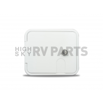 Thetford Fresh Water Inlet Polar White -  with Brass 1/2 inch MPT Check Valve - 94253