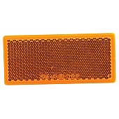 Valterra Reflector Amber 3-1/4 inch  x 1-3/8 inch Rectangular