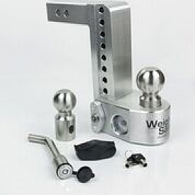 Weigh Safe Hitch Ball Mount 2 Inch Receiver  x 8 Inch Drop - WS8-2