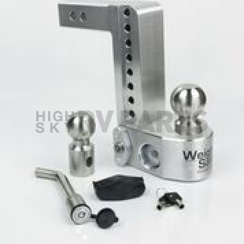 Weigh Safe Hitch Ball Mount 2 Inch Receiver  x 8 Inch Drop - WS8-2