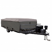 Classic Accessories ProTop4 RV Cover 8 to 10 Feet Folding Camper Trailer - Dark Gray with Light Top Polyester 80-433-141001-RT