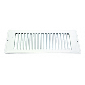 AP Products Heating/ Cooling Register - Rectangular White - 013-633