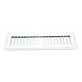 AP Products Heating/ Cooling Register - Rectangular White - 013-642