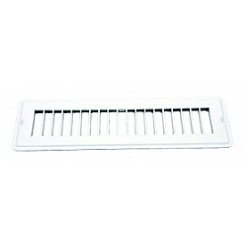 AP Products Heating/ Cooling Register - Rectangular White - 013-642