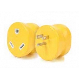 Camco Power Grip Adapter 15 Amp Male x 30 Amp Female - 55222