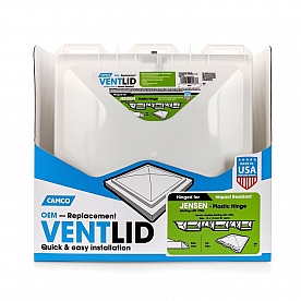 Camco Roof Vent Lid Polypropylene White - 40183
