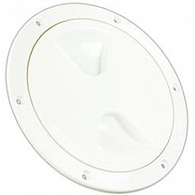 JR Products 5 inch Access/Deck Plate White 31025