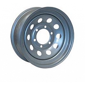 Americana Steel Trailer Wheel - 16 Inch with 6x5.50 Bolt Pattern Silver - 20788