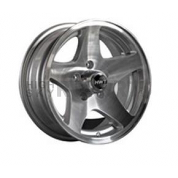 Americana Aluminum Trailer Wheel 5 Spoke - 15 Inch with 5x4.50 Bolt Pattern - 20518