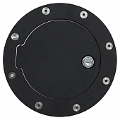 Bully Truck Fuel Door - Round Aluminum - BBS-1212CK