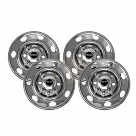 Pacific Dualies Wheel Simulator - Stainless Steel Front And Rear - Set Of 4 - 60-1758