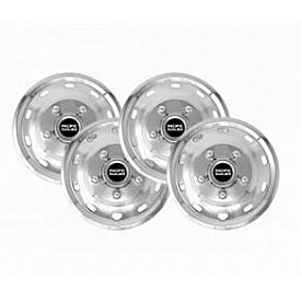 Pacific Dualies Wheel Simulator - Stainless Steel Front And Rear - Set Of 4 - 61-1608