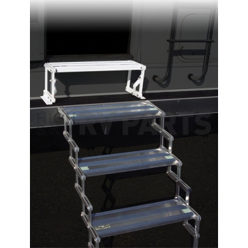 Torklift Entry Step - 20 Inch Aluminum Step With Stainless Steel Hardware 1 Steps - A7510-1
