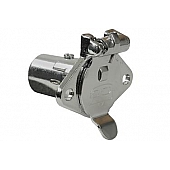 Pollak Trailer Wiring Connector Vehicle End 4 Round Die Cast ABS Plastic - 11-410V