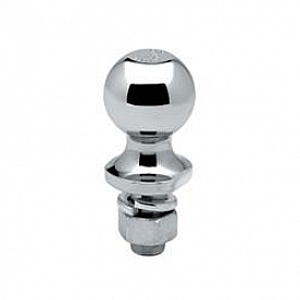 Tow Ready 1-7/8 inch Trailer Hitch Ball Chrome - 2K GTW - 3/4 inch Diameter 2-3/8 inch Long Shank - 63812