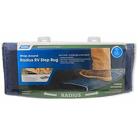 Camco Entry Step Rug -  x 22 Inch Blue - 42948