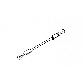 Roadmaster Inc Trailer Safety Cable - 12 Inch 8000 Pound - Set of 2 - 650648-12