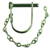 JR Products Trailer Coupler Safety Pin Clip - 1/4 Inch Diameter x 1-3/8 Inch Length - 01171