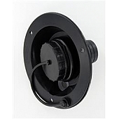 Valterra Fresh Water Inlet  - UV Stabilized Plastic Black - A01-2003BK