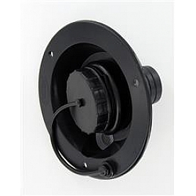 Valterra Fresh Water Inlet  - UV Stabilized Plastic Black - A01-2003BK